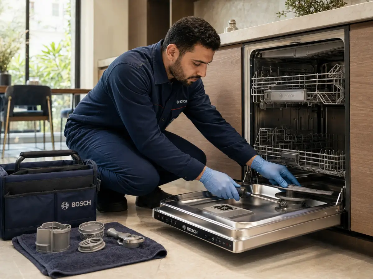 سمارت سيرفيس بتصلح غسالة أطباق Bosch في المنزل