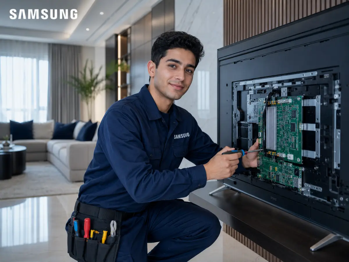 سمارت سيرفيس بتصلح جهاز Samsung في المنزل