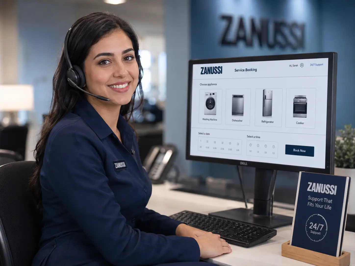 سمارت سيرفيس بتصلح غسالة Zanussi في البيت